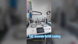 Máquina automática de bloqueio por parafuso